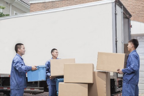 Organised student move with labelled boxes and packed essentials