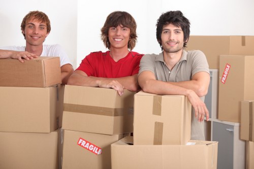 Loading and delivery support for a Paddington man and van job