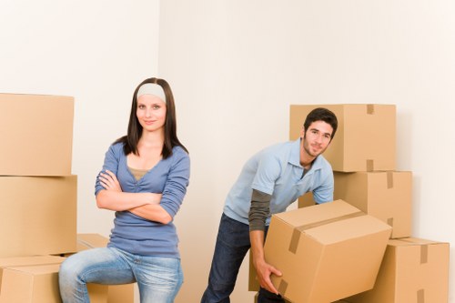 Local removal van service helping with a flat move in Paddington
